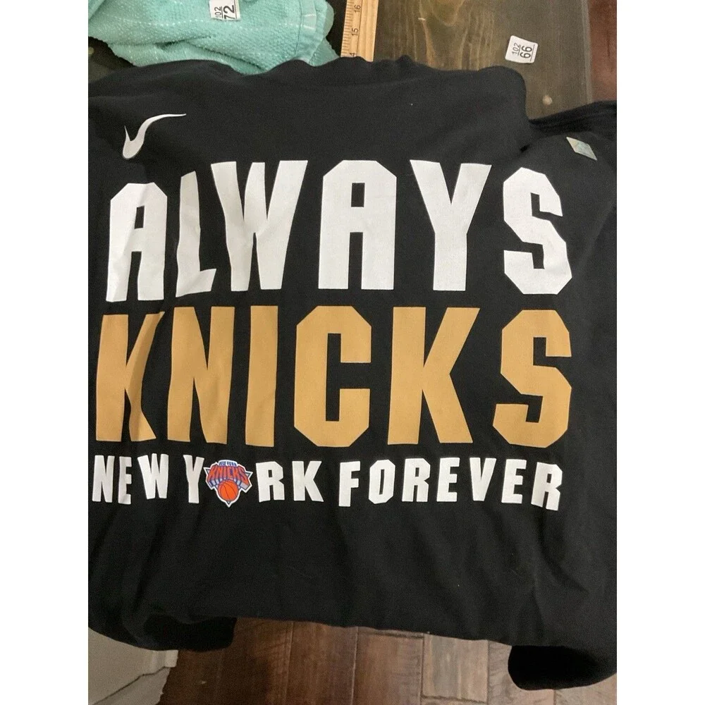 New York Knicks 2026 NBA Champions Always Knicks Roster T-Shirt Size Large New